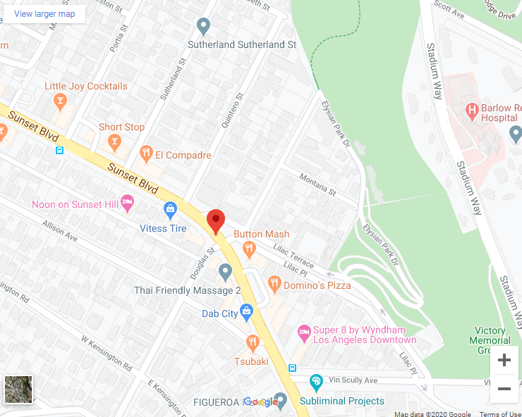 Google map of Sunset and Douglas